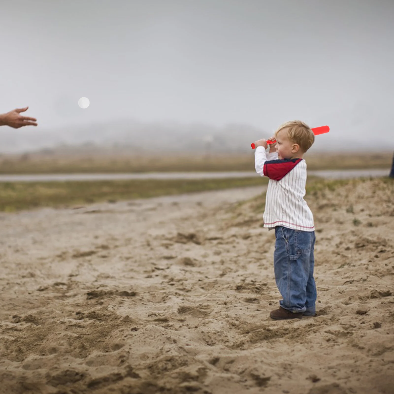 2 juegos de accesorios de bate de béisbol para adiestramiento al aire libre, juguetes, pelotas de béisbol para niños pequeños