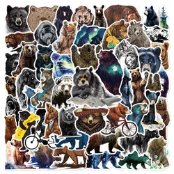 10/30/50PCS Scary Ferocious Animal Bear Cartoon Sticker DIY Phone Laptop Luggage Skateboard Graffiti Decals Fun for Kid Gift