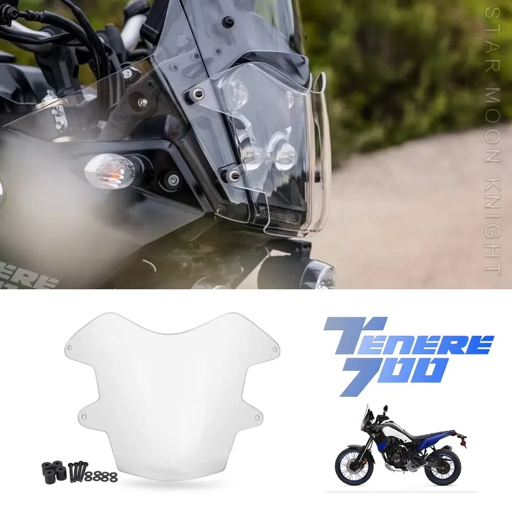 

Motorcycle Head Light Protection For Yamaha Tenere700 TENERE 700 2019 2020 2021 2022 Headlight Lighthouse Guard Protector Cover