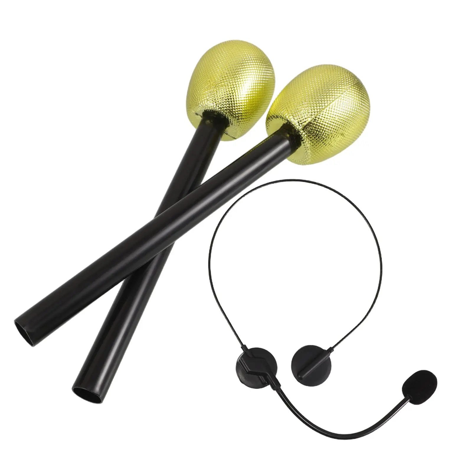 

Simulation Microphone Props Plastic Glitter Kids Toy Decorative Items Party Child Play Stage Performance Musical Instruments