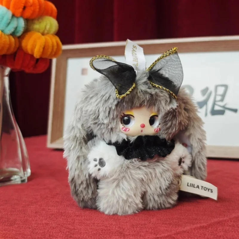 

Authentic Stock Liila Rainbow Candy Little Rabbit Series Blind Box Doll Bag Pendant Plush Cute Desktop Ornament Birthday Gift