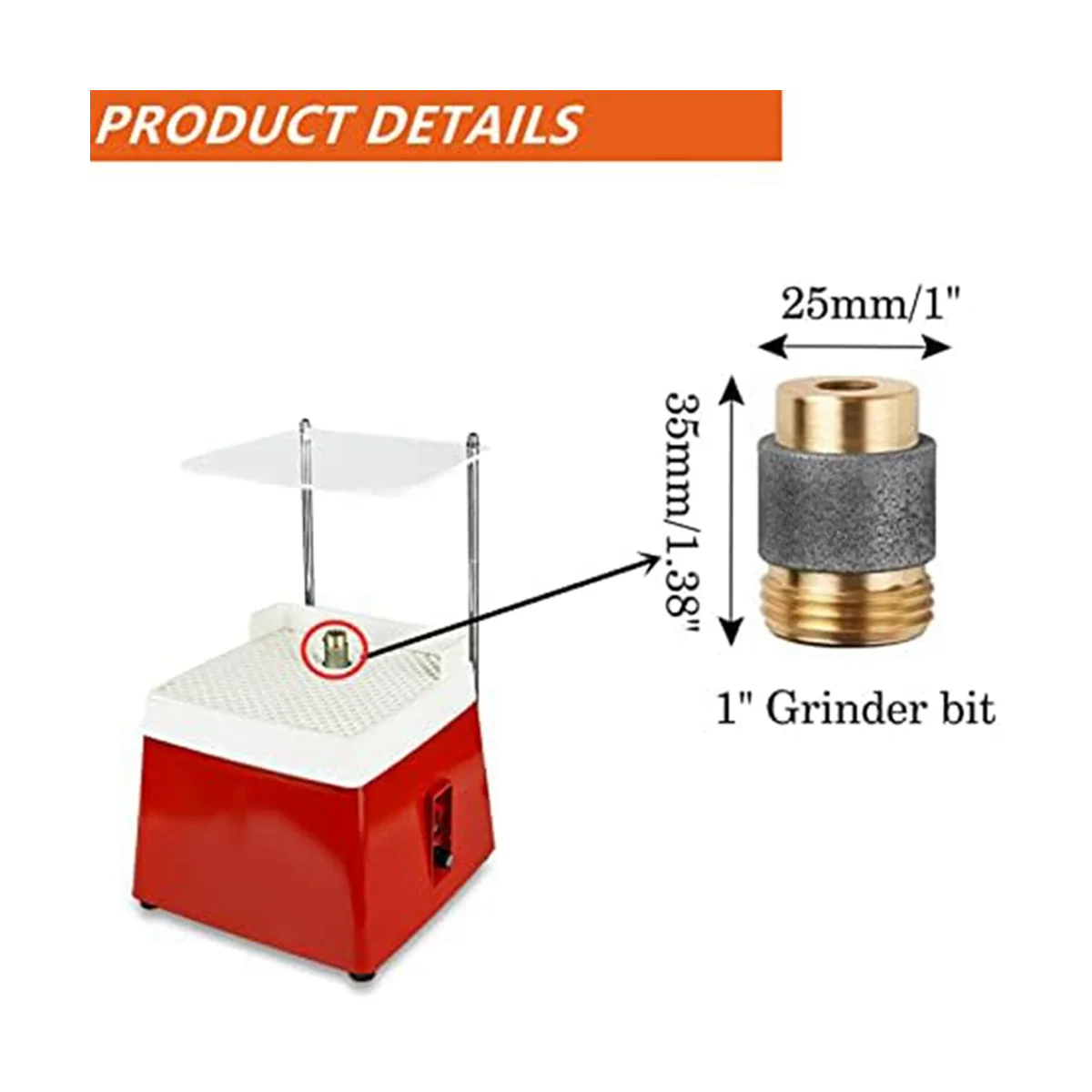 MCBL58 MCBL1 Diamond Grinding Bit Ceramic Glass Abrasive Tool Mini Portable for Diamond Glass Grinder