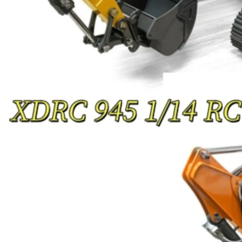 945 1/14 XDRC RC Hydraulic Excavator 5CH Reversing Valve Radio Control Construction Vehicle Digger Cars Model Quick Coupler Toys