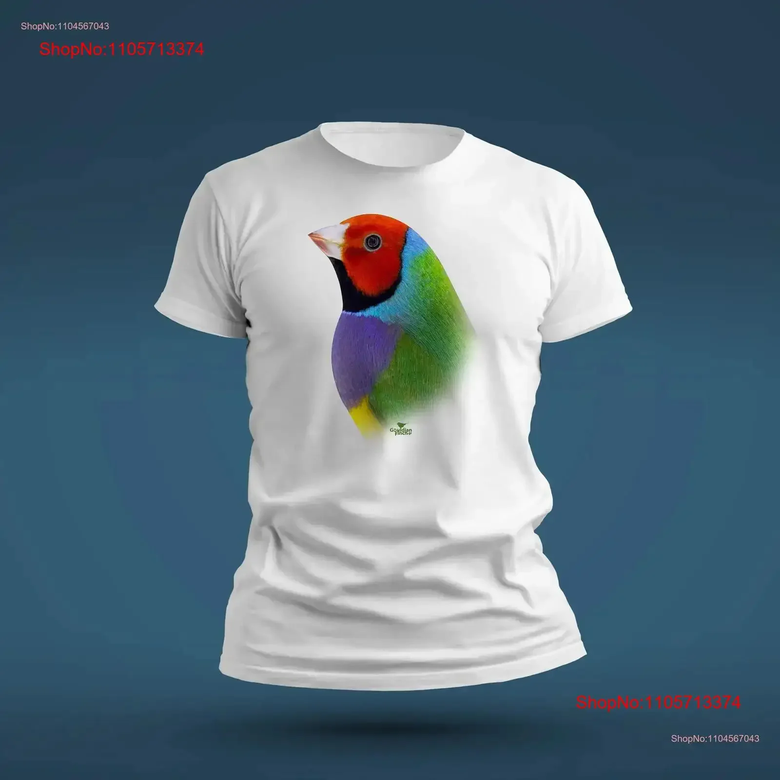Gouldian Finch T shirts 2 vintage Washed designer clothes Versatile Soft Top For Everyday Wear Slightly Breathable Comfortable