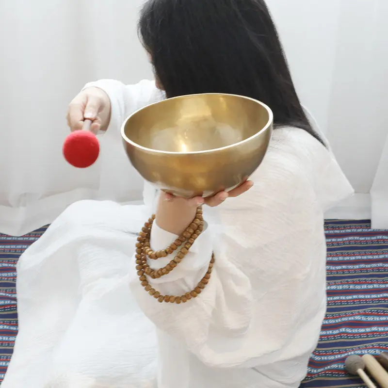 Nepal Tibetan Bowl Small Handmade Singing Bowl Sound Healing Spiritual Instruments Meditation Instruments Buddhist Brass Bowls