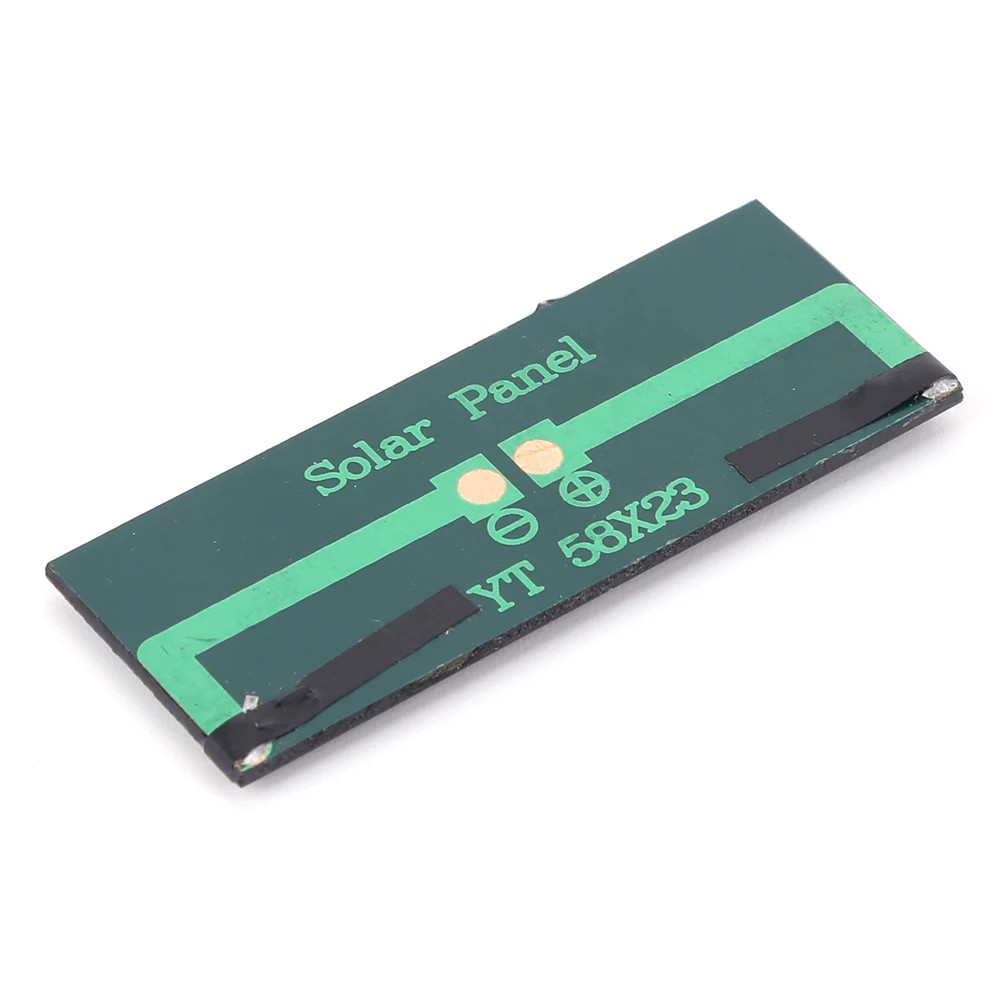 1/2 Pcs Mini Solar Cell Panel 5V 0.23W 45MA Solar Battery Charger 58*23MM Polysilicon for 3.7V Solar /LED Light
