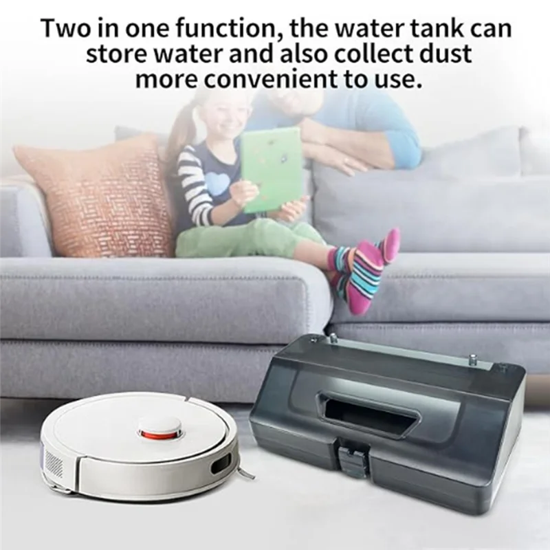 B47B-2 في 1 صندوق غبار خزان المياه لجزء المكنسة الكهربائية الروبوتية Xiaomi 3C/STYTJ02YM /MVXVC01-JG