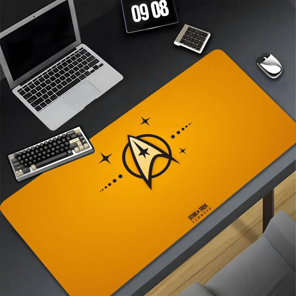 Star MovieT-Trek 클리어 마우스 패드 XXL 게이머 게임용 PC 컴퓨터 오타쿠 잠금 장치 DIY 맞춤형 사진 노트북 노트북 책상 매트