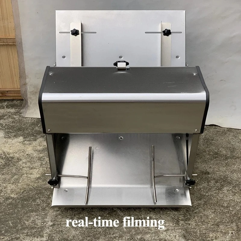 Bakery Bread Slicer Energy Saving Mode Stainless Steel Bread Slicer 20 Blade Automatic Bread Slicer Machine for Homemade Loaves