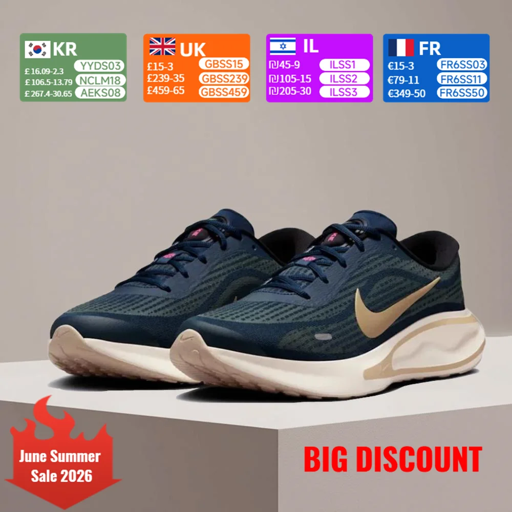 

Nike Journey Run Cushioned Running Shoes - Stylish, Versatile, Comfortable, Slip-Resistant, Durable Men's FN0228-403