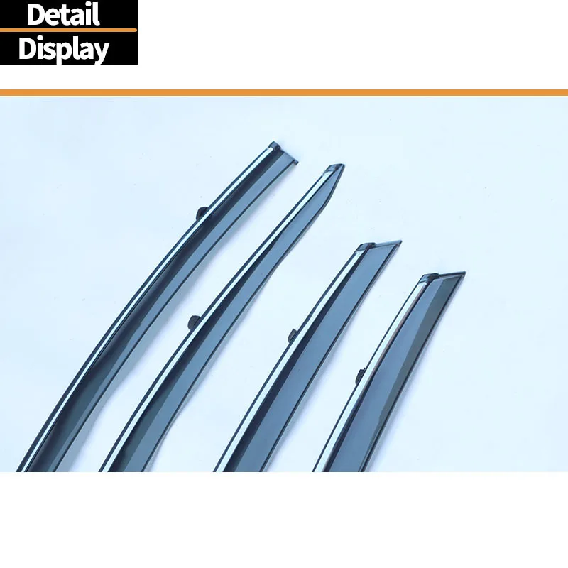 Suitable for Jiang Ling Wei Window Barrier Rain Eyebrow JMEV Yi 2023 + Window Visor Wind & Rain Deflectors No-Drill Design