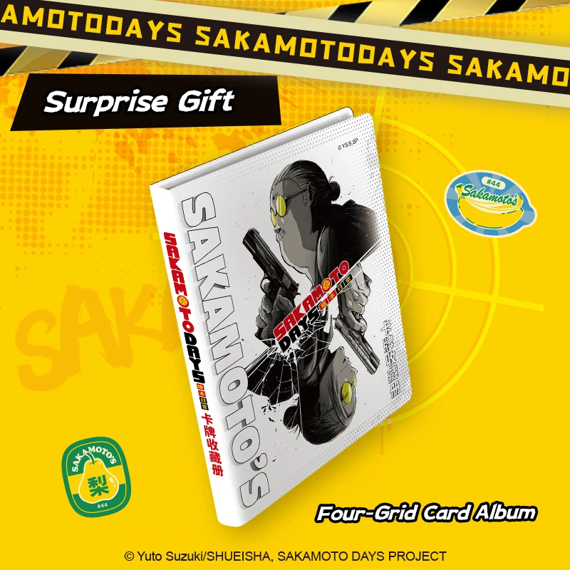16 Paczek KART KOLEKCJONERSKICH CARDFUN SAKAMOTO DAYS Anime, Karty Kolekcjonerskie TARO SAKAMOTO TCG CCG, Prezenty dla Fanów, Zabawki