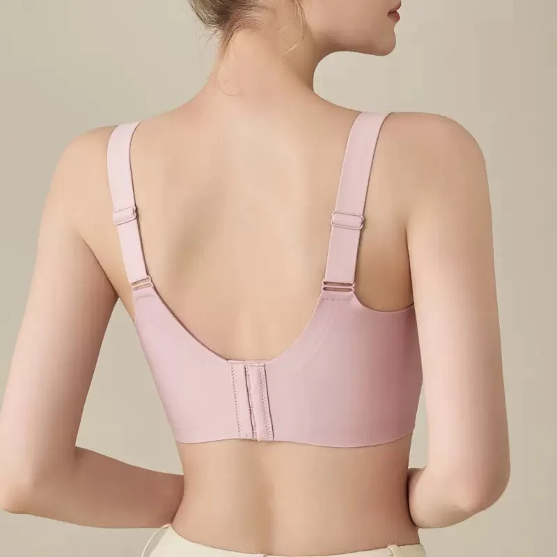 M-5XL Velká prsa a malá spodní prádlo pro ženy, tenký styl s plnými košíčky, proti povislým záhybům, podprsenka velké velikosti bez stop pro sekundární prsa - náhled 6