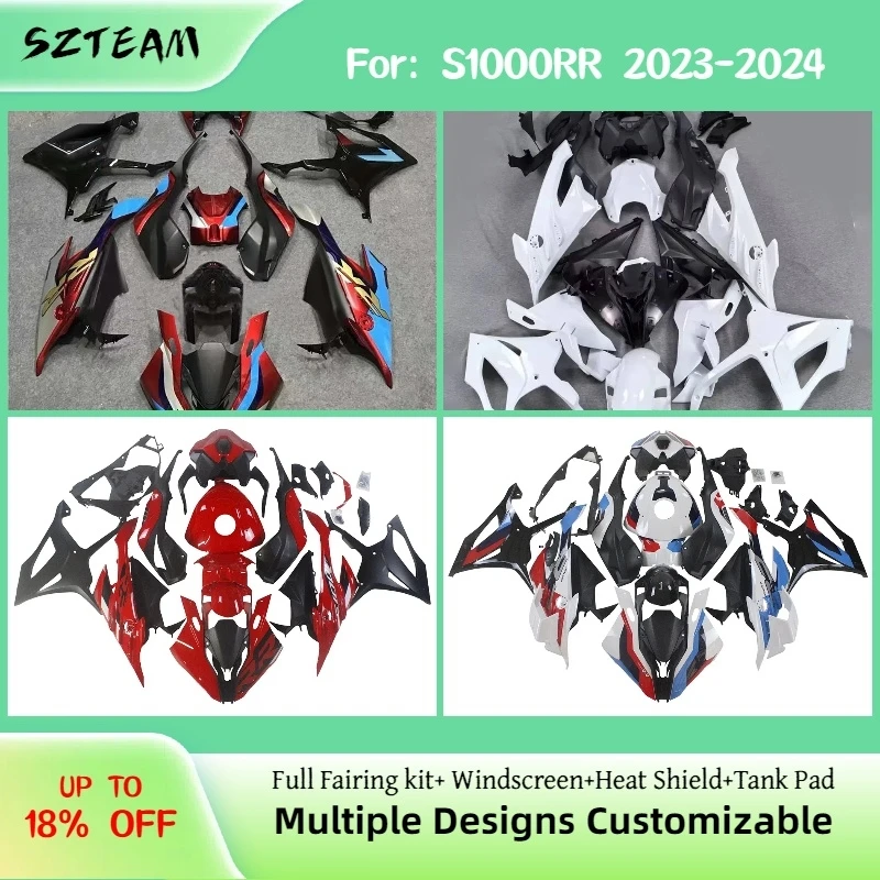 

Комплект обтекателей для мотоцикла BMW S1000RR 2023-2024, изготовленный методом литья под давлением, PRO-2