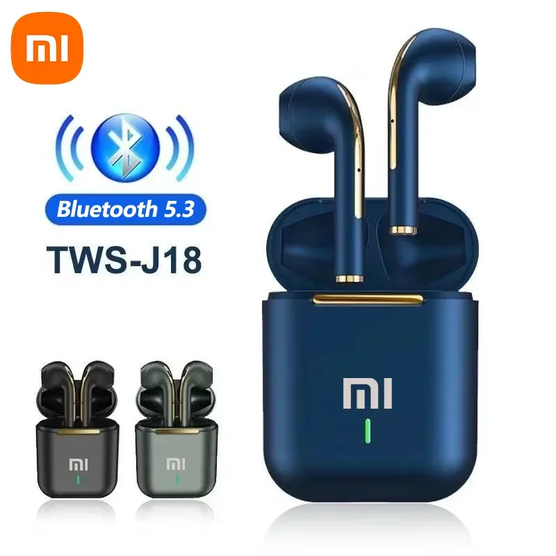 Xiaomi Wireless Earphones J18 In-Ear TWS Bluetooth Headsets Sports Headphones Hi-Fi Stereo Gaming Waterproof Earbuds With Mic