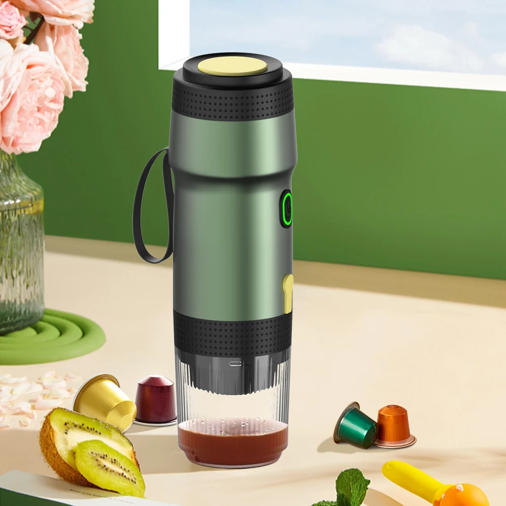 2025 كبسولة صغيرة قهوة فورية USB ماكينة صنع القهوة سهلة الحمل محمولة أوتوماتيكية ماكينة قهوة اسبريسو