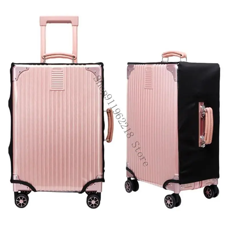 

Transparent Suitcase Cover PVC Luggage Protector Scratch Resistant Dustproof 066F