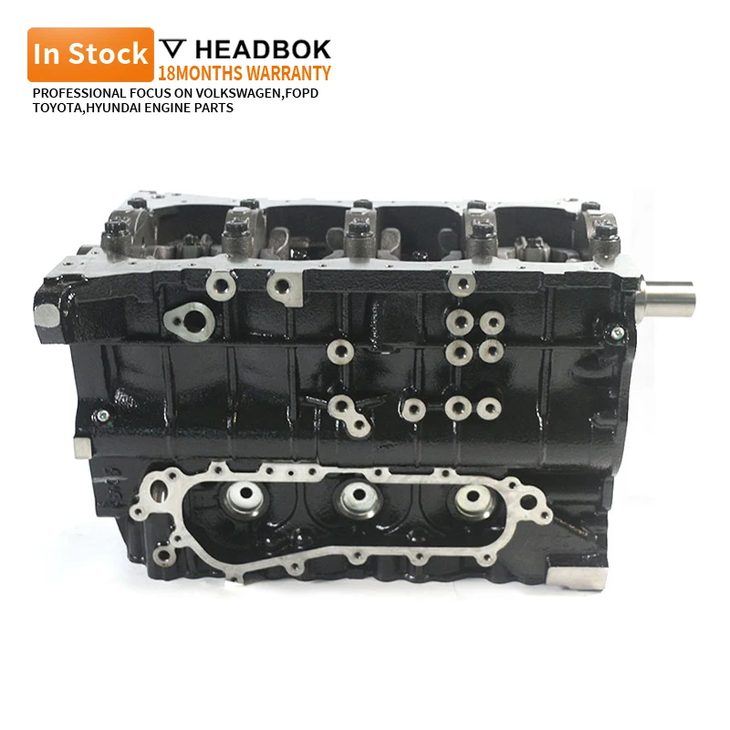 Nowe części do silników Diesla ForAuto 3.0D Kompletny blok silnika (Long Block) Zmontowany Assy 1KD Pasuje do Toyoty