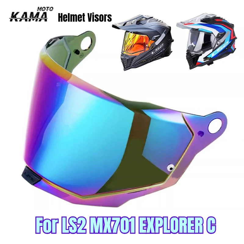 

Дополнительный съемный визор/экстра-экран для мотошлема LS2 MX701 EXPLORER C для мотокросса и бездорожья, оригинальная замена