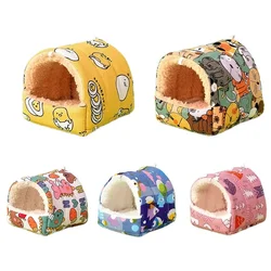 Hamster House Cozy Small Hideouts Warm Hamster Nest Guinea Pig House for Comfortable Rabbit Chinchilla Hedgehog Ferret for Good