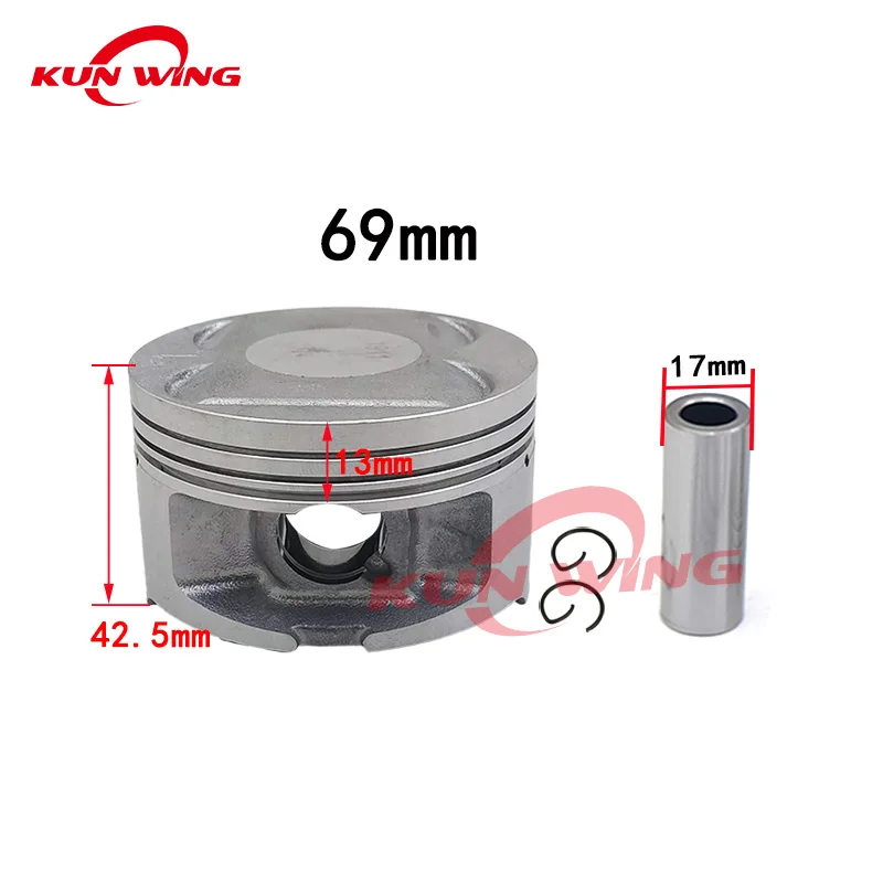 Piston Ring Kit for QJIANG Keeway Benelli Silverblade 250 Silver Blade 250cc Zafferano 250 BJ250T-8 Scooter Accessories