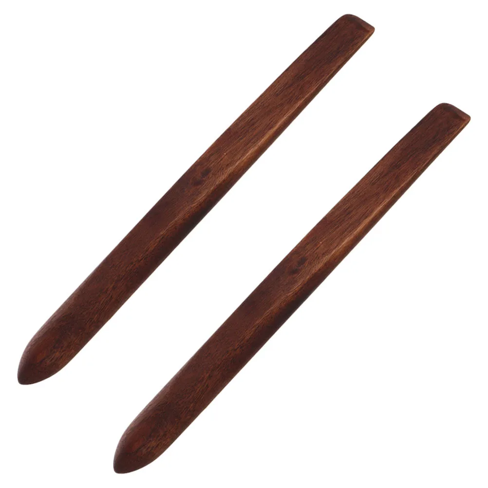 

2pcs Wooden Bread Dough Whisk Natural Wood Sourdough Mixing Tool For Kitchen Baking Stirring Stick Dough Blender