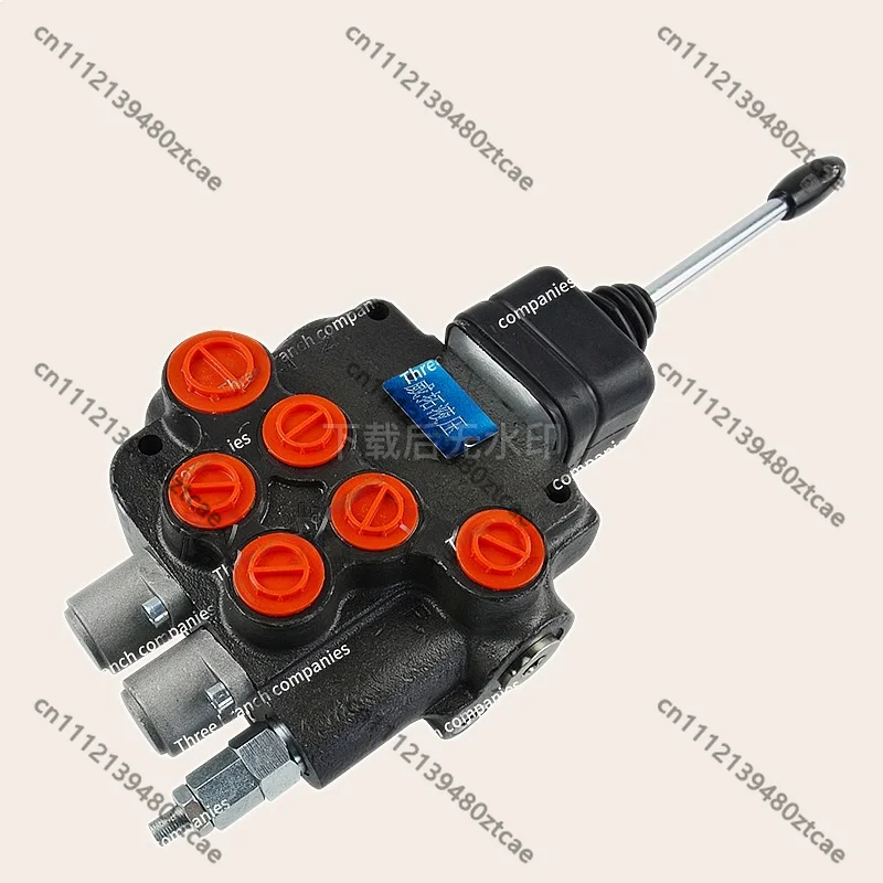 Manual Hydraulic Directional Valve 1-2 Spool Multi-Way Valve for Construction Machinery