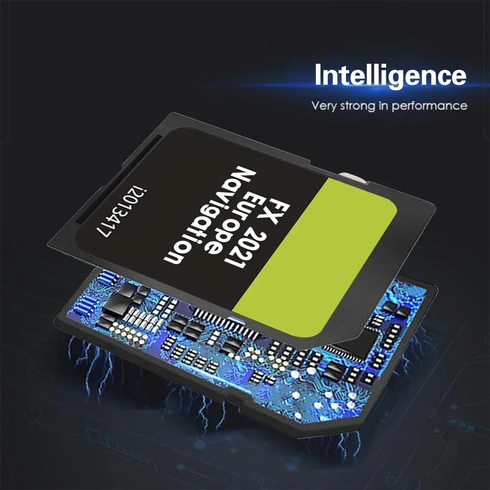 for Ford FX 2021 Update Map Version Newest Navigation SD Card Europa C-Max S-Max Kuga Galaxy Mondeo Focus Transit