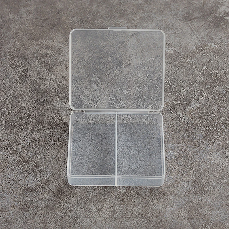 Square Plastic Transparent Storage Box Small Items Sundries Organizer Case Jewelry Beads Container Box Tools Accessories