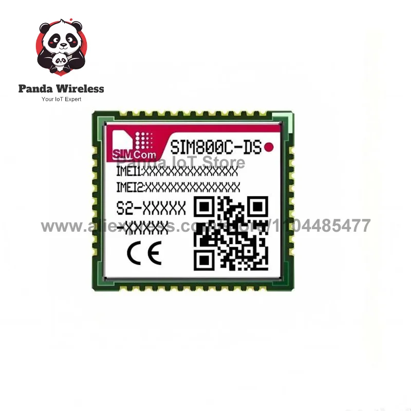 New Launched！2Pcs 100% New Original SIMCOM SIM800C-DS 2G Dual SIM Card Module Quad-band LCC Support GPS