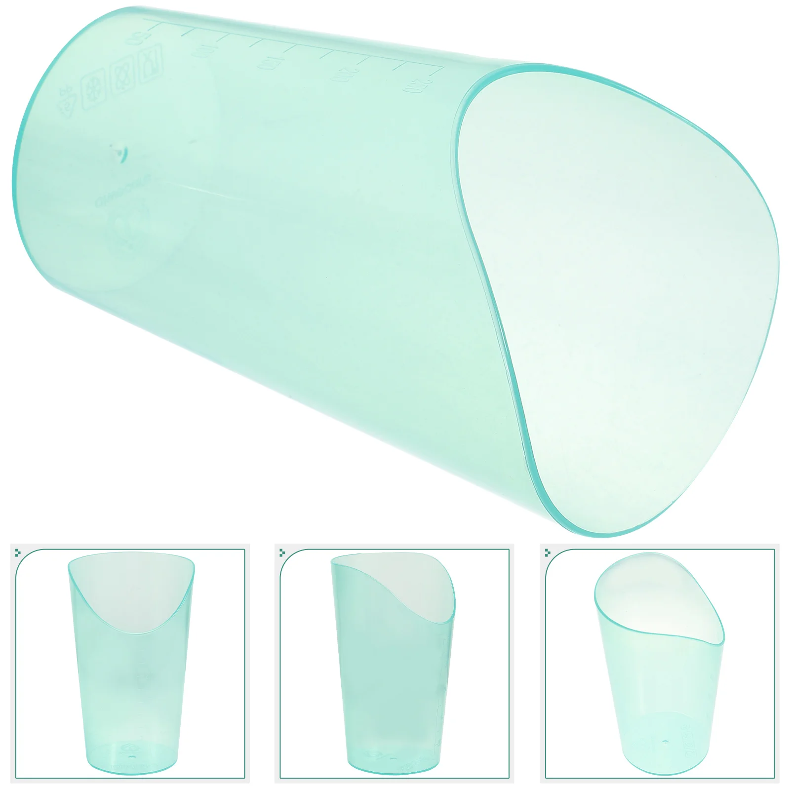 

Beaker Elderly Care Cup Drinking Glasses Coffee Mugs 1200X750X750CM Plastic Spill Proof Cups for Adults