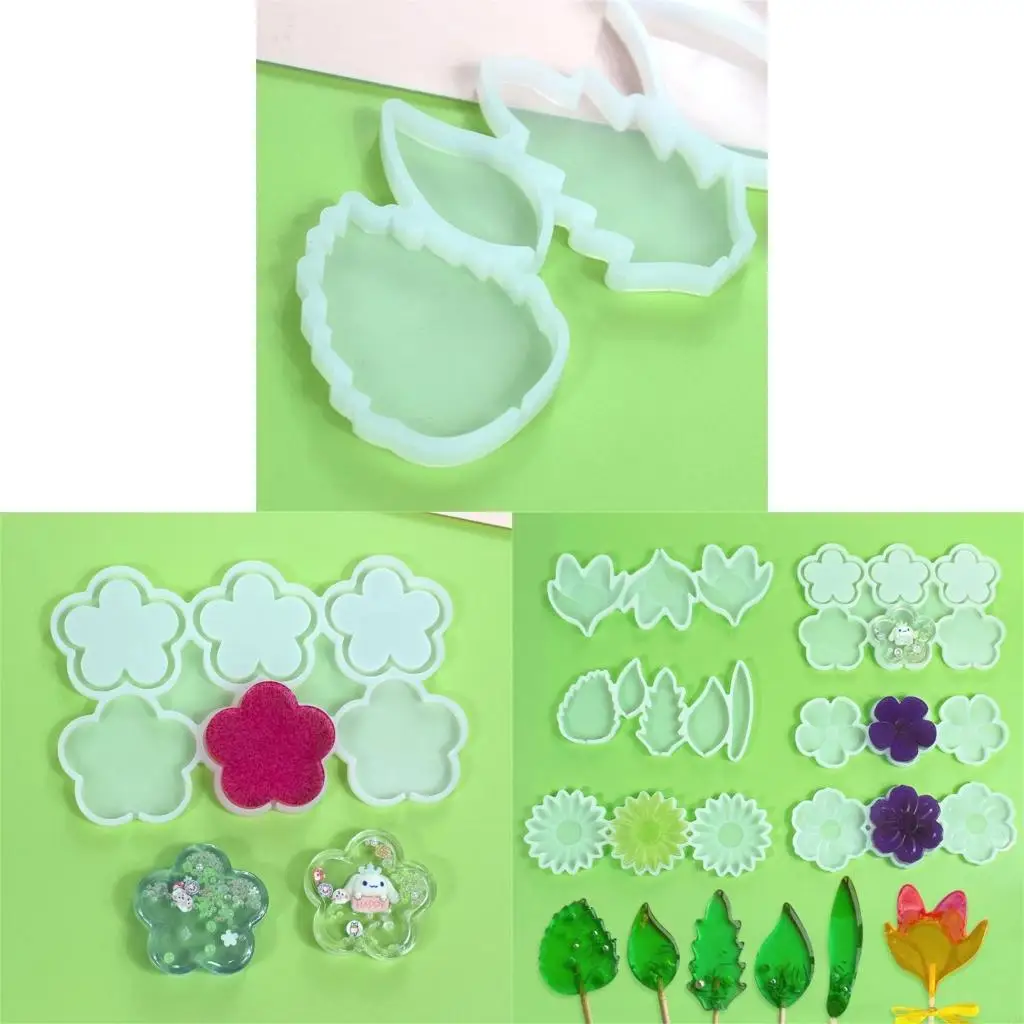 F19B Flower Fondant Cake Decorating Silicone Mold Pastry Chocolate Mould Candy Ice Cream Mold DIY Baking Tool