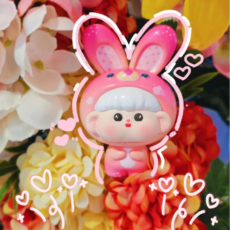 3BabiesToy الدهنية كبيرة الأذن الحيوان سلسلة لطيف صندوق أعمى صغير Kawaii دمية لامعة مطلي لعبة ديكور المنزل مفاجأة هدية صندوق غامض #5