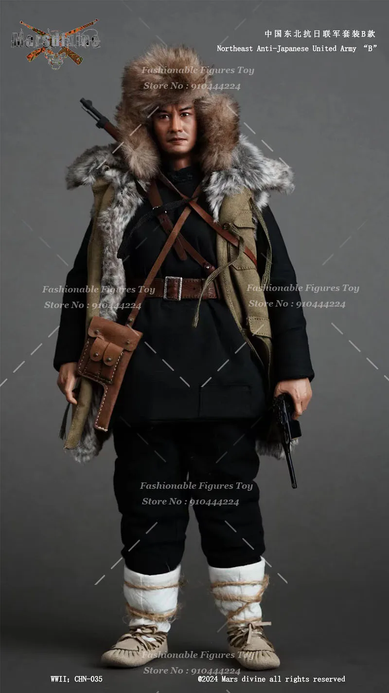 Marte Divine 1/6, uniforme de combate de soldado para hombres, ropa militar del noreste Anti, ropa del ejército unido japonés, cuerpo de figura de acción de 12"