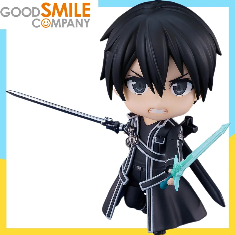 

В наличии Good Smile GSC 1639, Nendoroid Sword Art Online Kirito 2,0, аниме-фигурка, экшн-модель, коллекционные игрушки, подарок