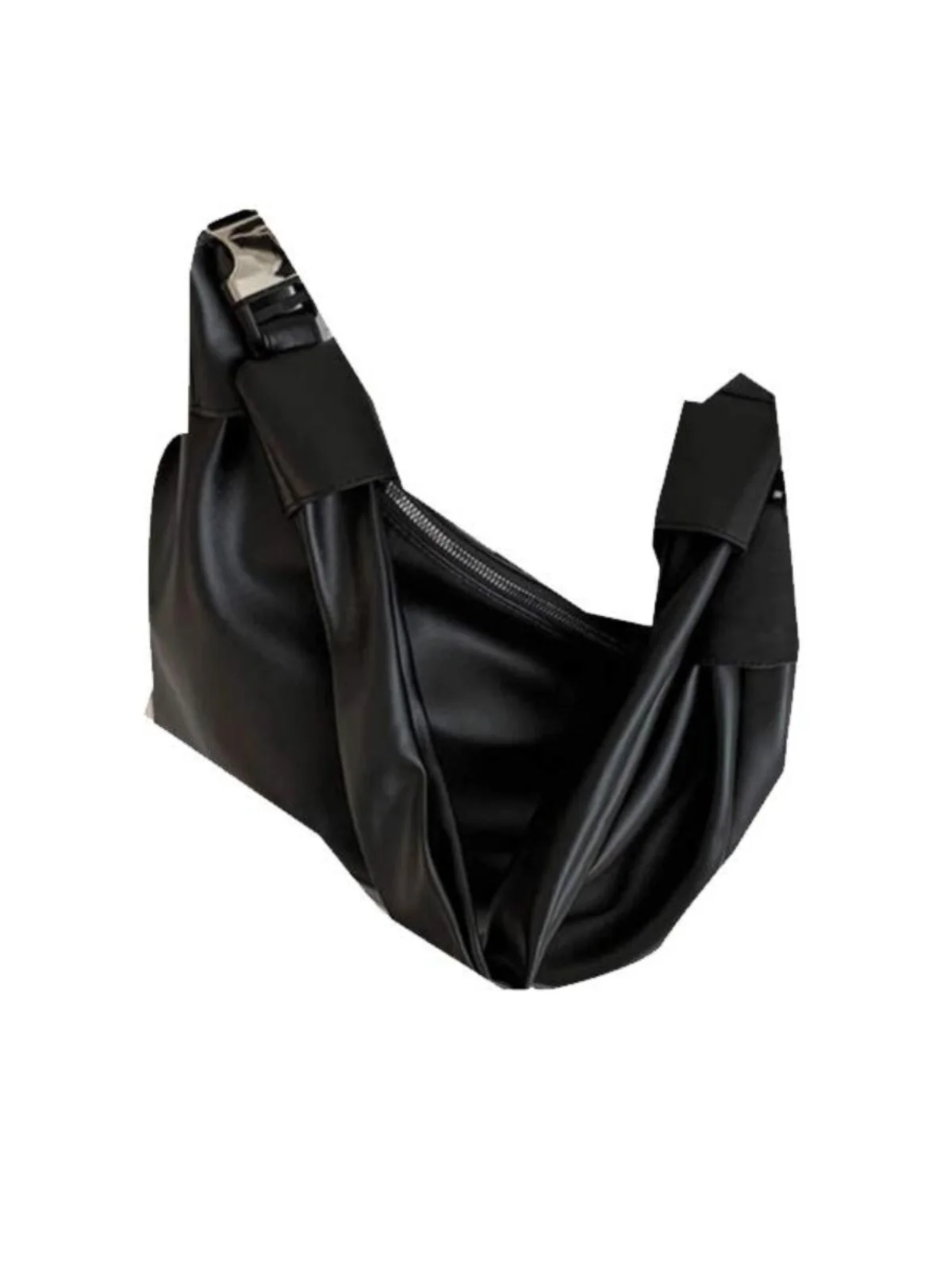 NIN Original Design Large Capacity Dumpling Bag Retro Commuter Tote Unisex Street Style Single Shoulder Crossbody Bag