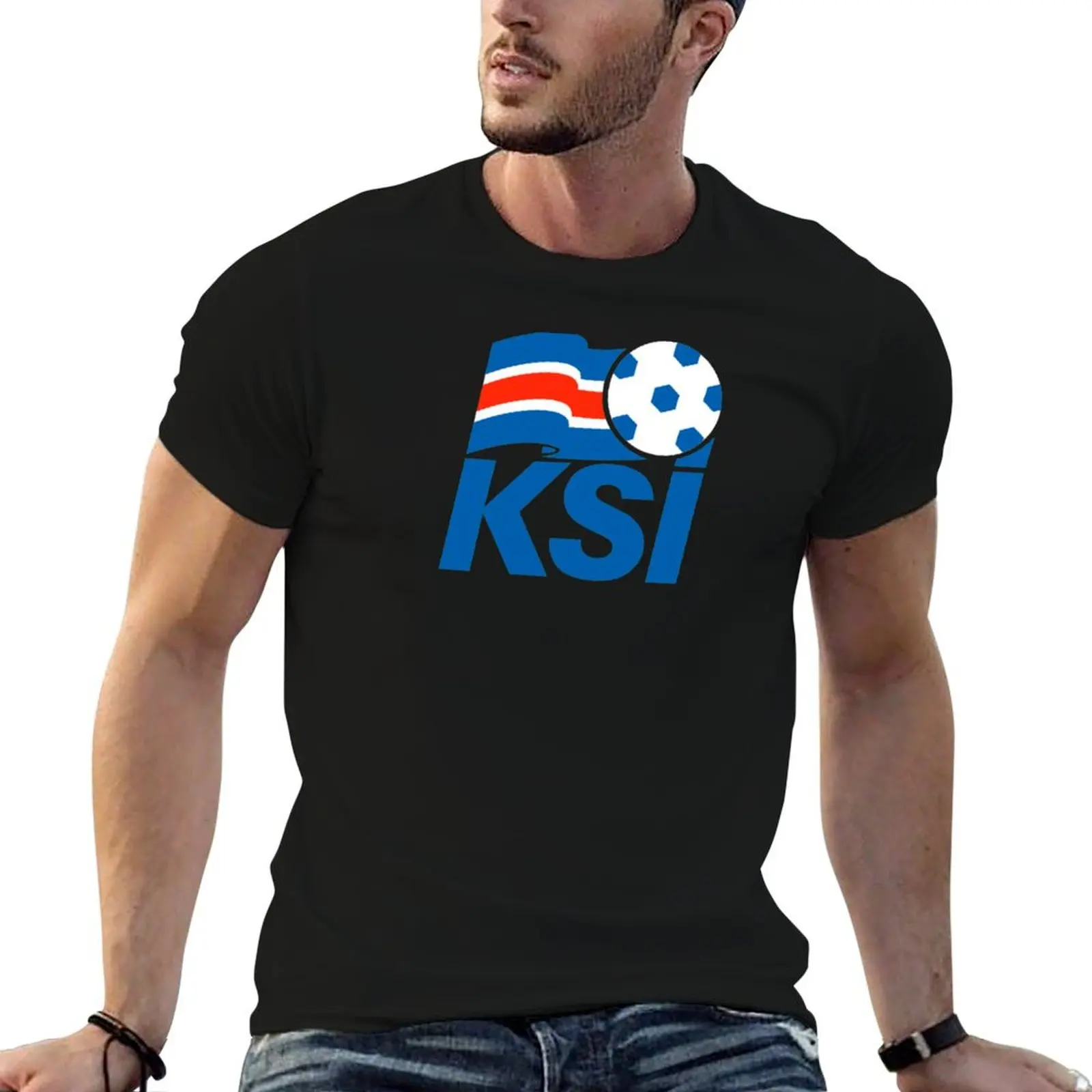 Iceland Football T-Shirt Casual Basic Street Style T-Shirt