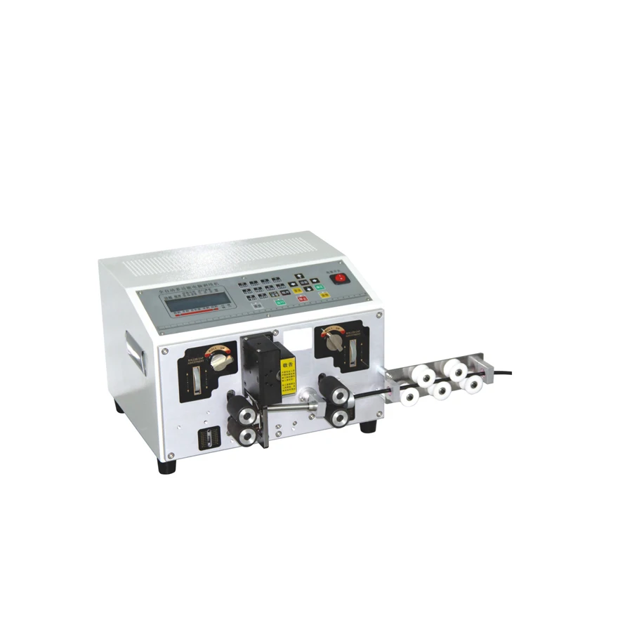 10sqmm Double Electronic Cable Wire Automatic Cutting And Stripping Machine