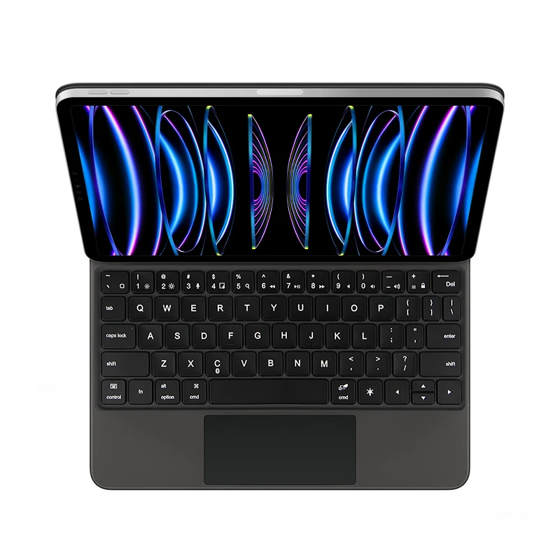 AJIUYU Magic Keyboard For iPad Pro 11 Inch 5th 4th 3rd 2th 12.9 2021 2020 2018 Air 4 5 2022 Pad Tablet Smart Keyboard Cover Case