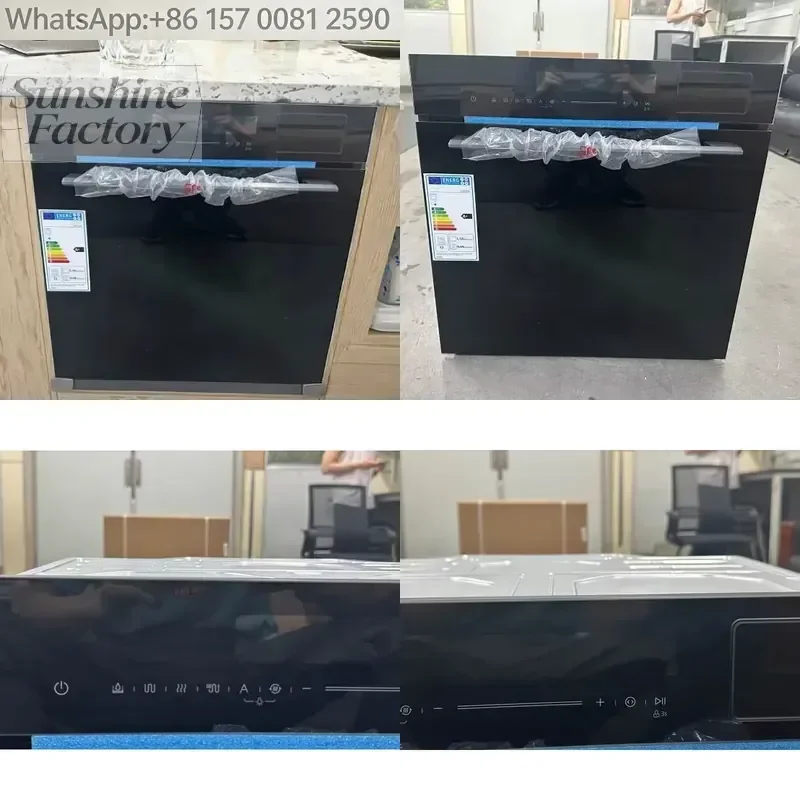 72L Single Built-in Steam Oven 60cm Touch Control Electric Stainless Steel for Household Hotel Commercial Use