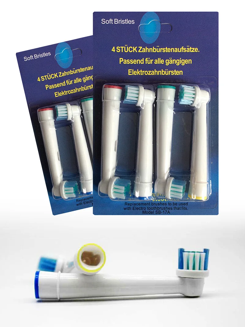 

8 шт. насадки для электрических зубных щеток для зубной щетки Oral B SB-17 Сменные насадки для чистки зубов Vitality Excel очиститель зубов