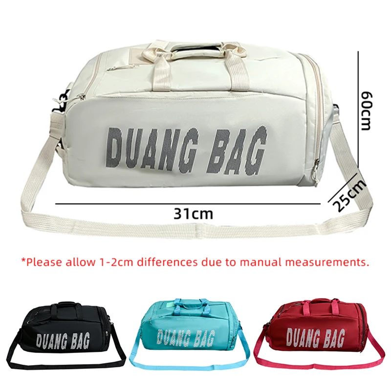 Bolsa de lona de Fitness para hombre y mujer, mochila deportiva de gran capacidad, equipaje de mano para campamento, entrenamiento ligero, bolsillo