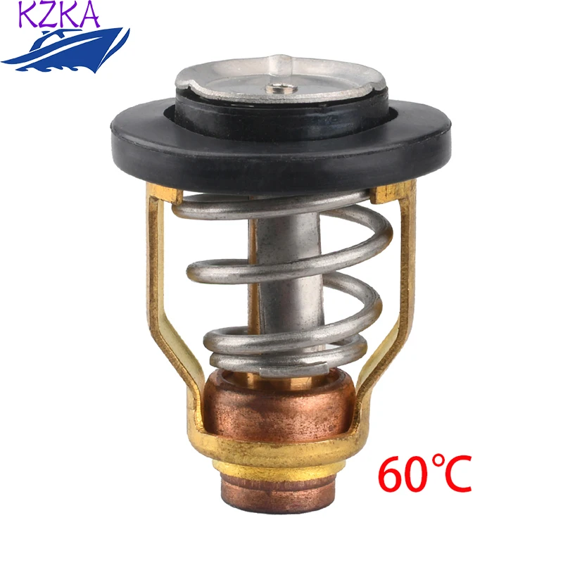 67F-12411-01 60Degrees Thermostat for Yamaha F75 F80 F90 F150 VF250 Engine parts machine 67F-12411 60° Aftermarket