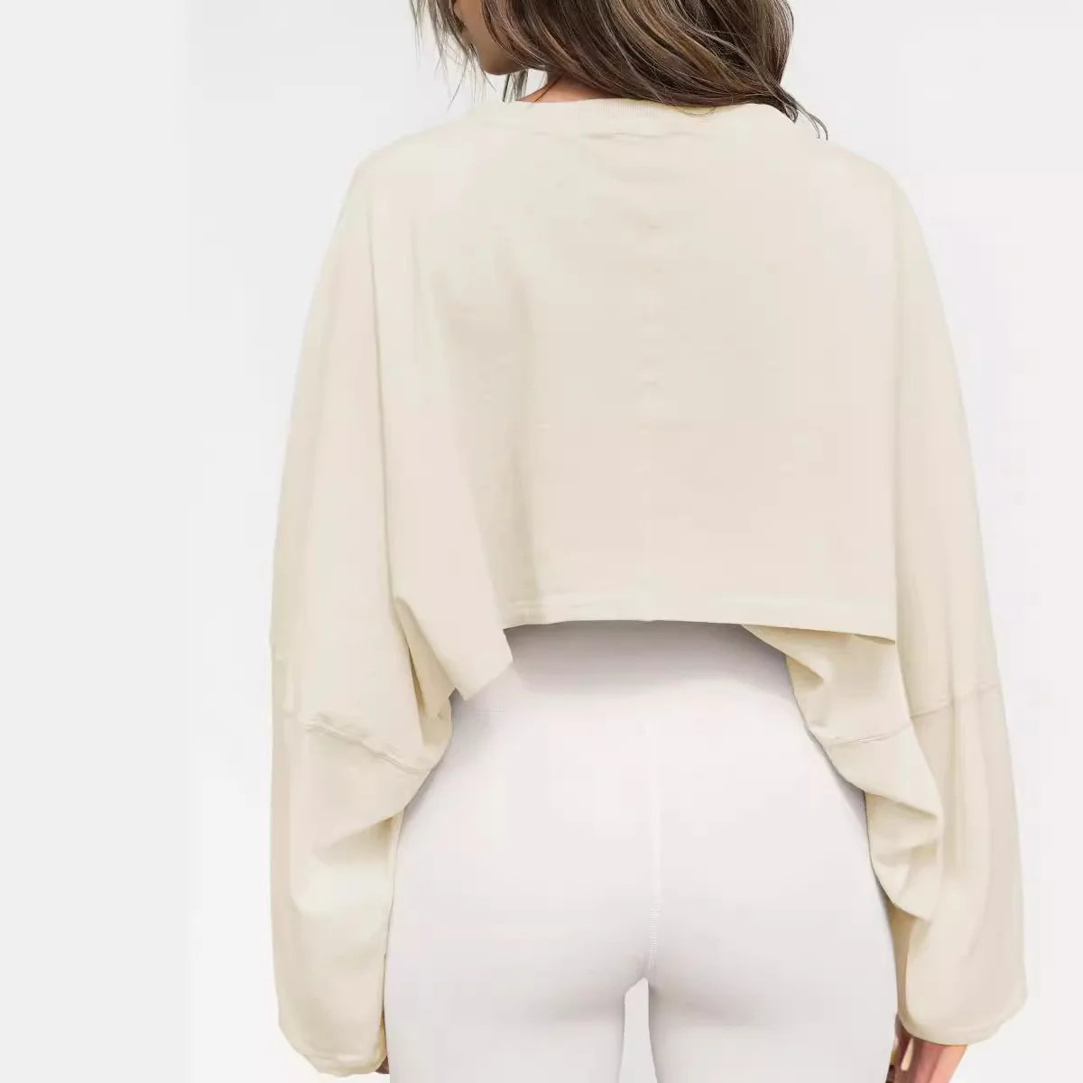 سترة نسائية خريفية بغطاء للرأس بلون نقي، فضفاضة للبطن، مستديرة Ne Spor، ماركة Mira، مريحة طويلة، Sve Cre...