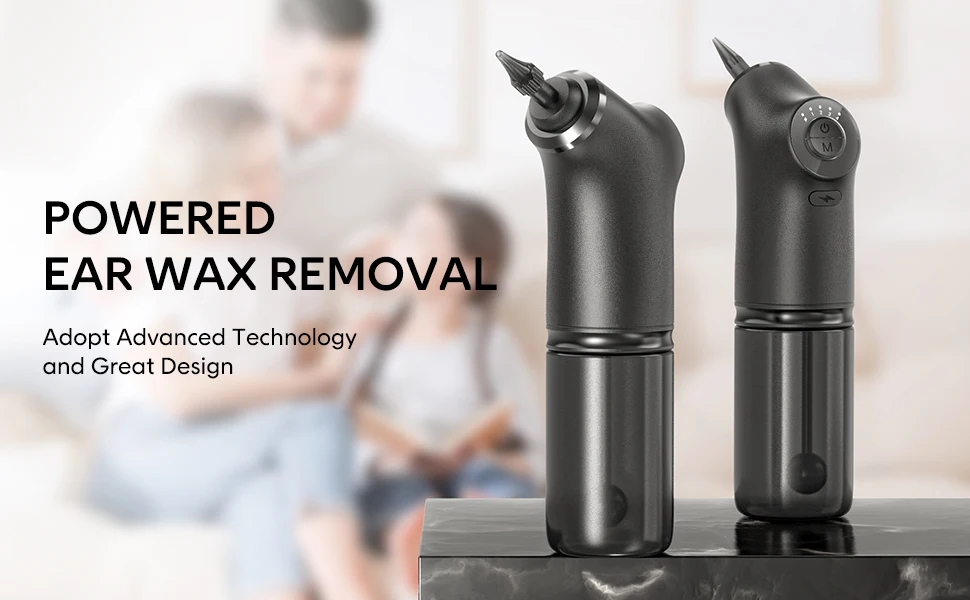 Water Powered Ear Cleaner Electric Ear Wax Removal Tool 4 Pressure Modes Ear Cleaning Tool for Adults Kids Electric Ear Cleaner