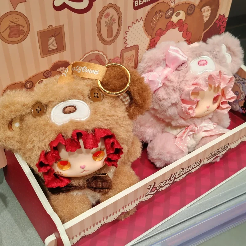 جميل إيما الدب التحالف سلسلة صندوق أعمى لطيف إيما الدب فينيل دمية مفاجأة حقيبة عمل الشكل أفخم قلادة صناديق الغموض اللعب #5