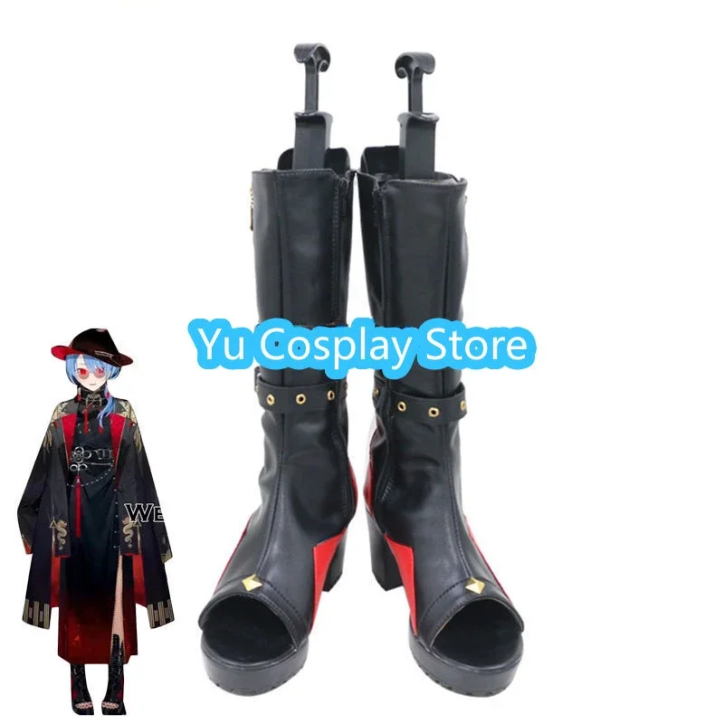 

Yu-Cosplay Hoshimachi Suisei обувь для косплея Vtuber реквизит для косплея Хэллоуин карнавальные ботинки обувь из искусственной кожи на заказ