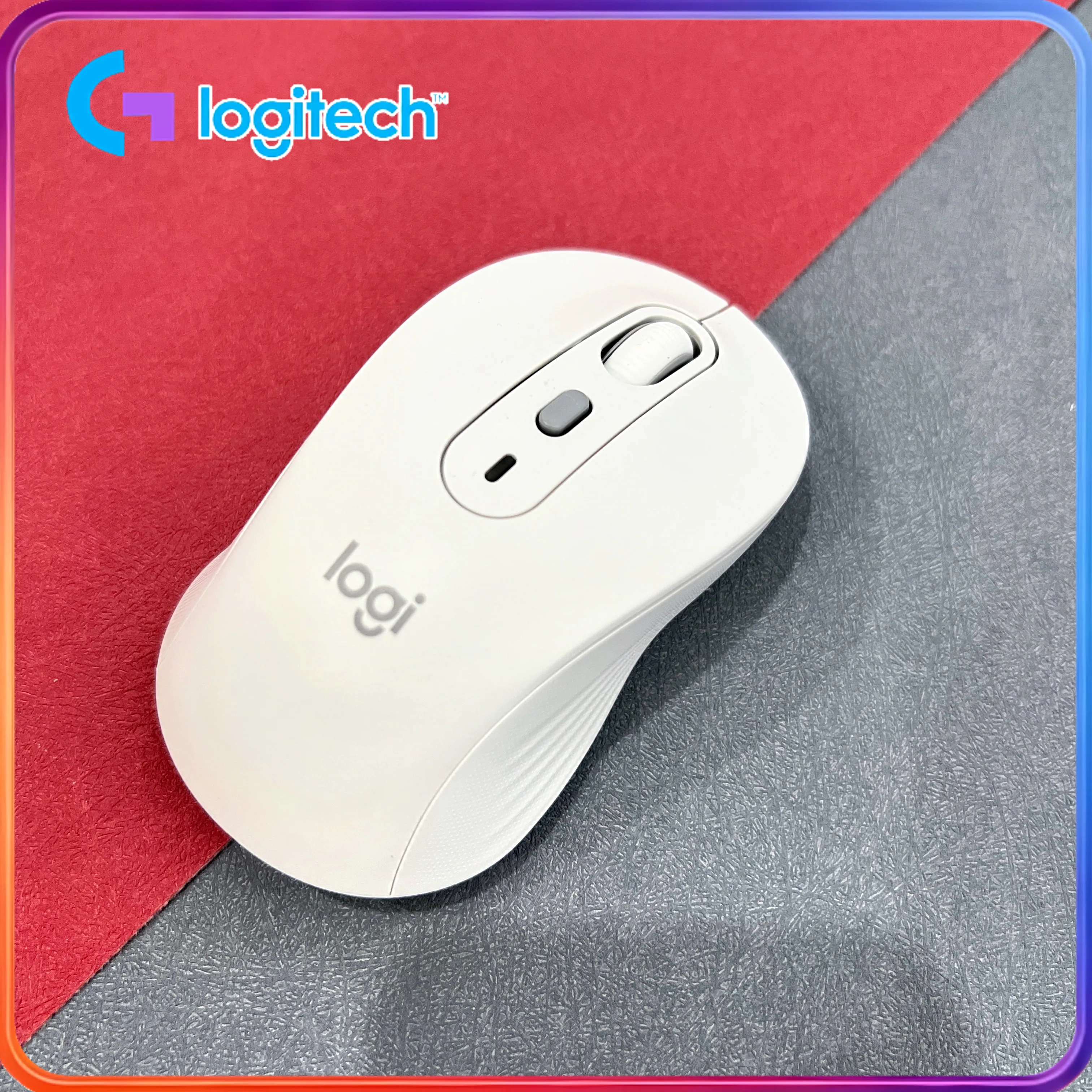 

[Стабильное соединение] Logitech M750, 4000 DPI, бесшумные кнопки, идеально подходит для офиса и учебы.