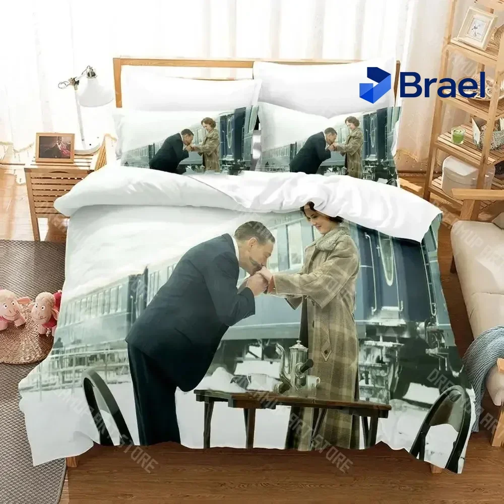 Exquisite 3D Print Murder On The Orient Express Bedding Set Boys Girls Twin Queen Size Duvet Cover Pillowcase Bed Kids Adult