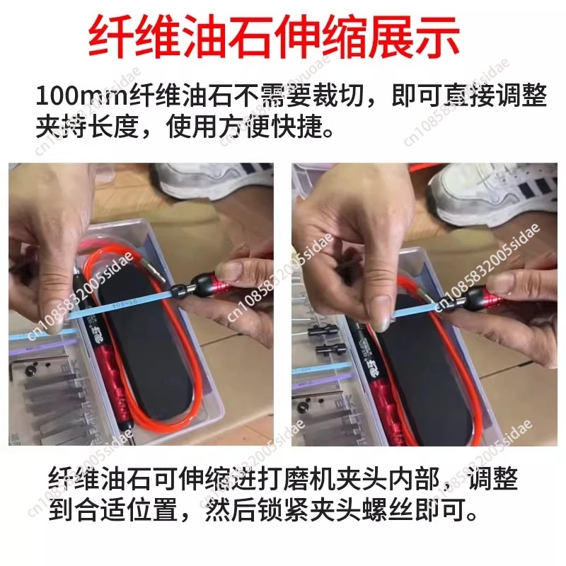 ماكينة الطحن الهوائية GT-0.7 نسخة قوية تلسكوبي الترددية ماكينة الطحن قالب طحن آلة تلميع #1